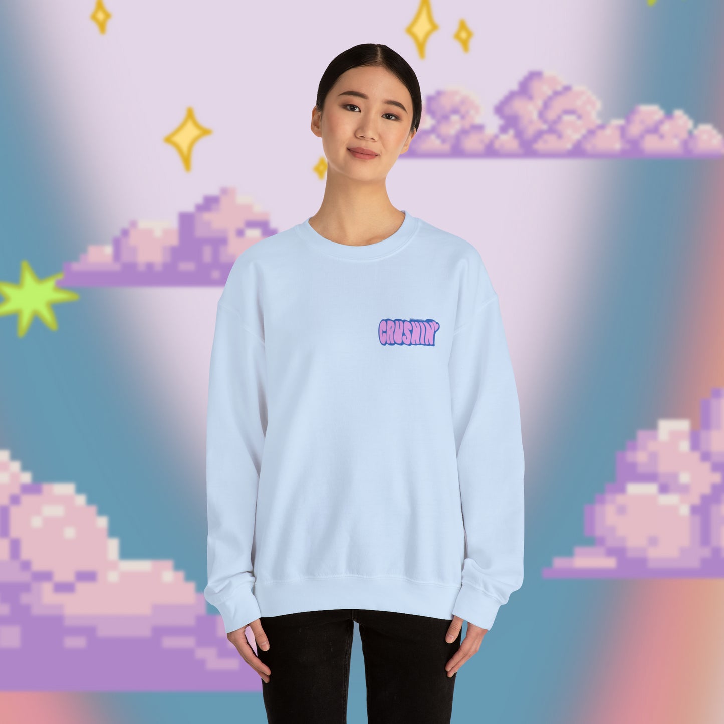 CRUSHIN' CLARA ONORINA Unisex Heavy Blend™ Crewneck Sweatshirt