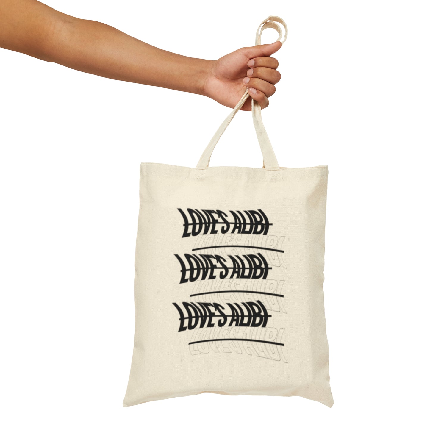 LOVE'S ALIBI CLARA ONORINA Cotton Canvas Tote Bag